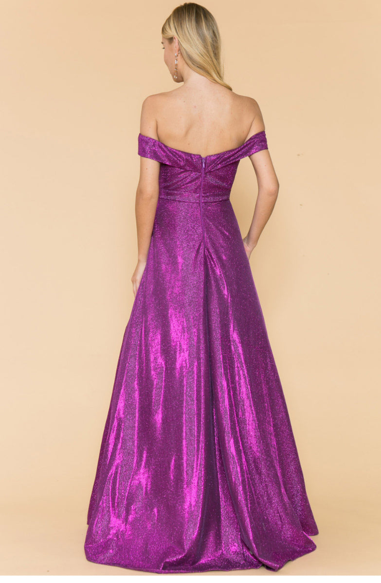 green emerald velvet dress Magenta Ruched Mesh One Shoulder Maternity Maxi Dress  PinkBlush