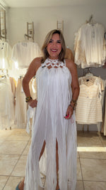 White Cleopatra Dress