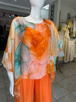 Italian Silk Print Pants Set