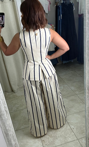 Striped Pant Set