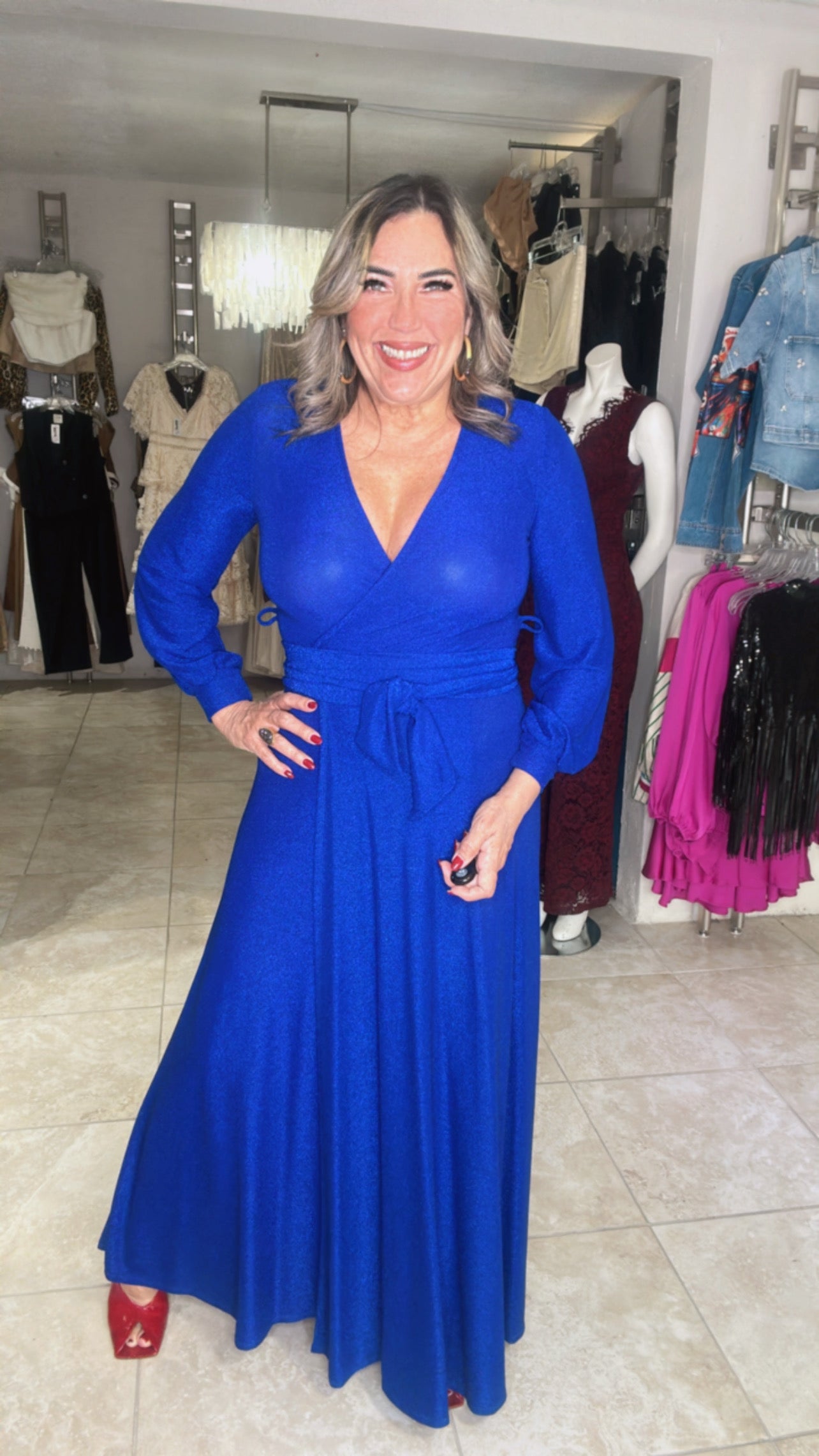 Royal Blue Maxi Dress