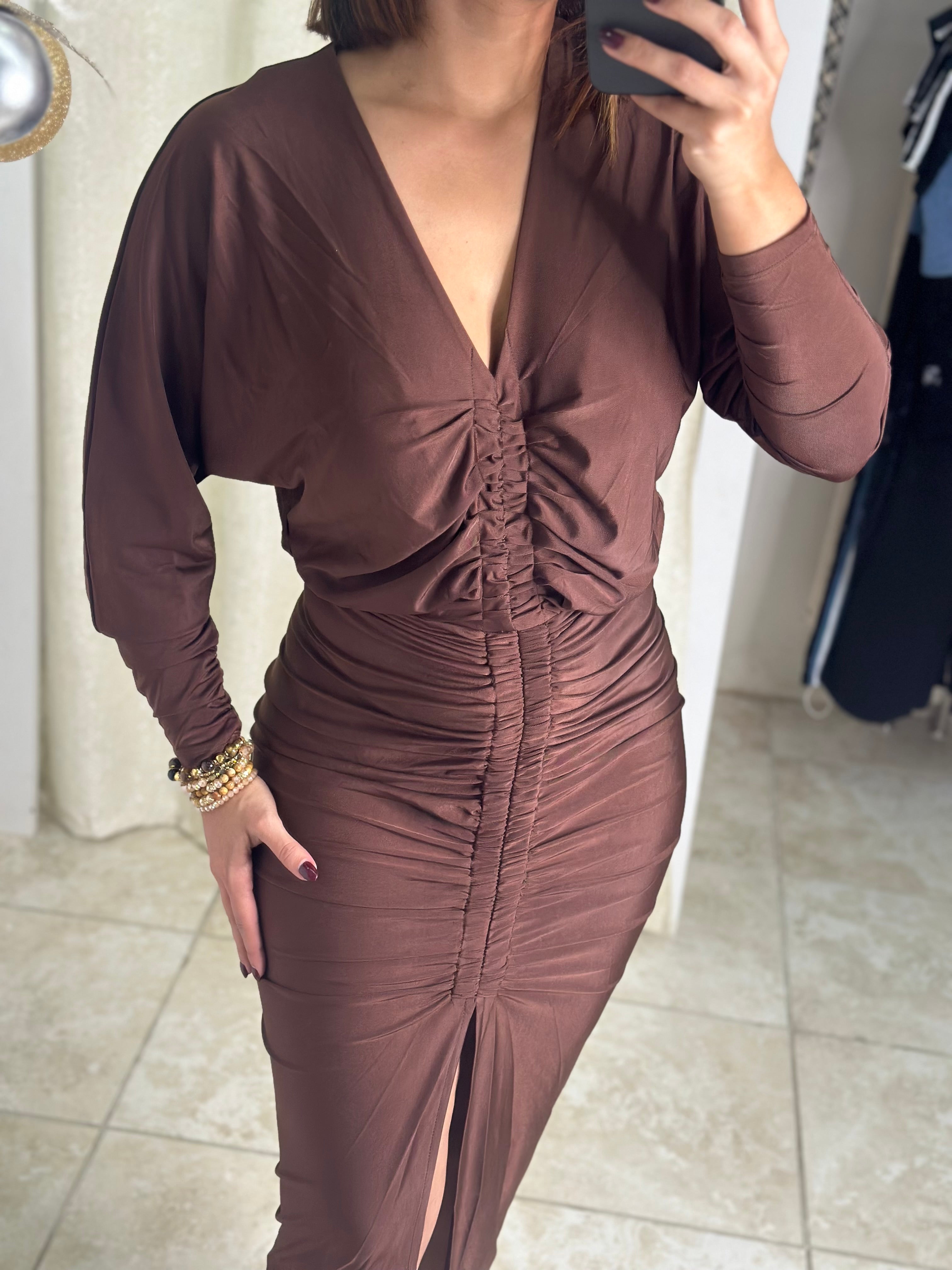 Brown Fashion Dress