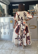 Nude Flowers Dress