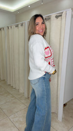 Heart Crochet Sweater