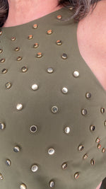 Gold Dots Crop Top