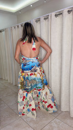 Venice Print Maxi Dress