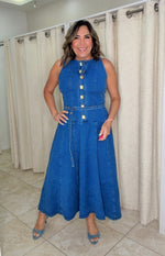 Denim Sleeveless Dress