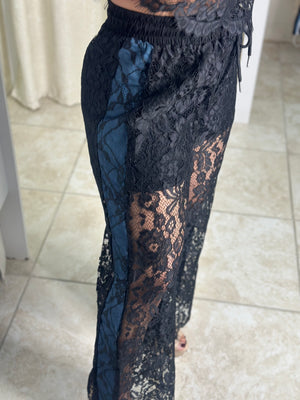 Black Top & Pant Set