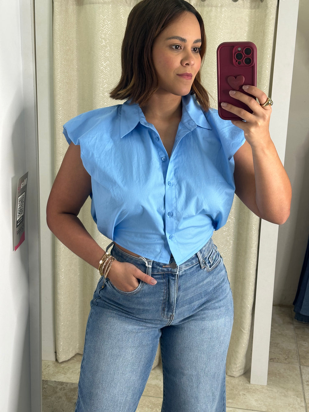 Light Blue Blouse