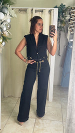 Black Spandex Pant Set