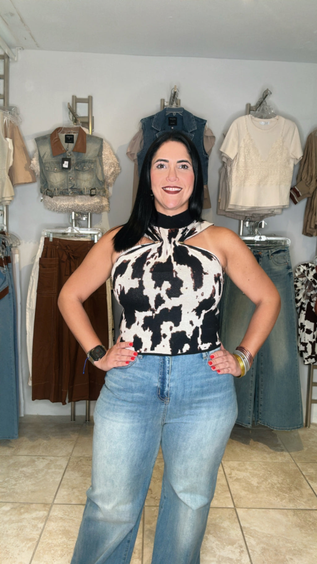 Sweater Cow Print