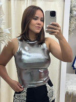 Metallic Tank Top