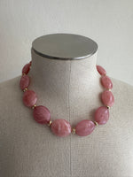 Pink Acrylic Necklace Set