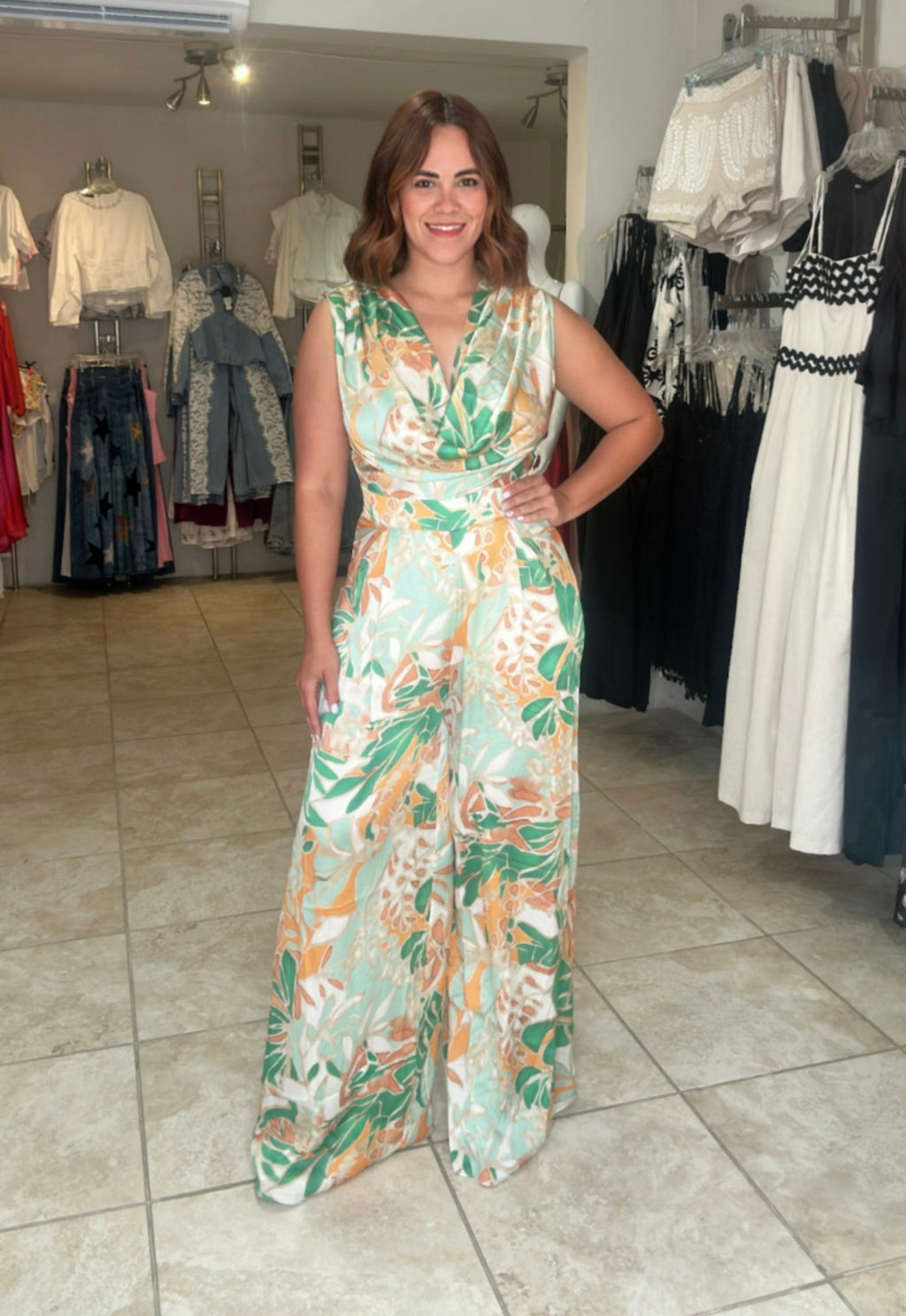 Green Citrus Jumpsuit