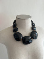 Black Acrylic Necklace