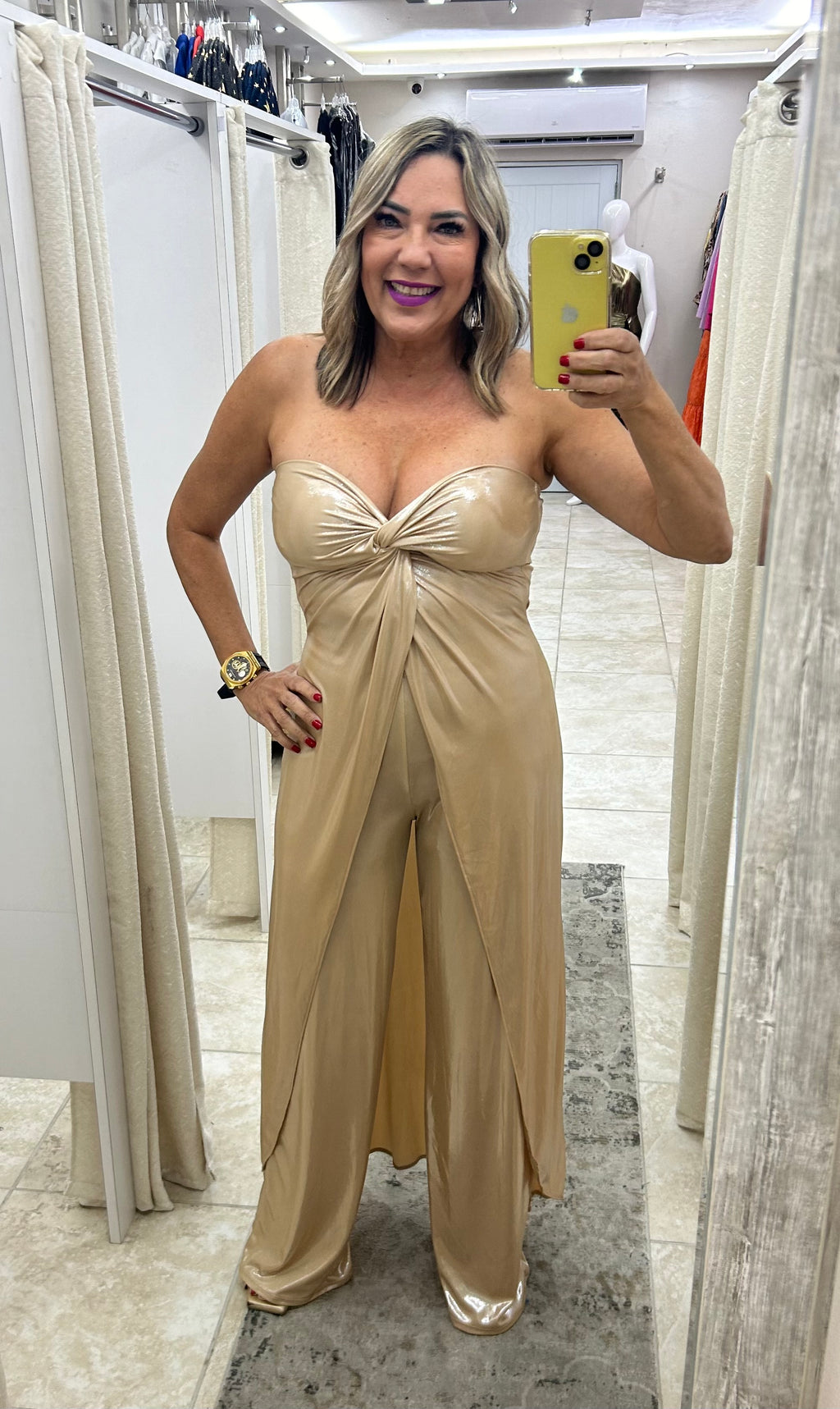 Strapless Gold Set