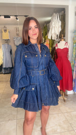 Dark Denim Mini Dress