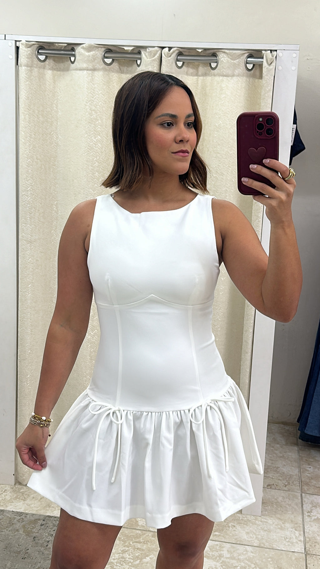 White Mini Dress