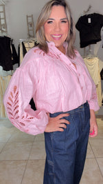 Pink Long Slevee Blouse