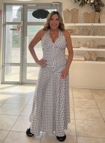 White Polkadots Dress
