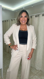 Linen Blazer & Pant Set