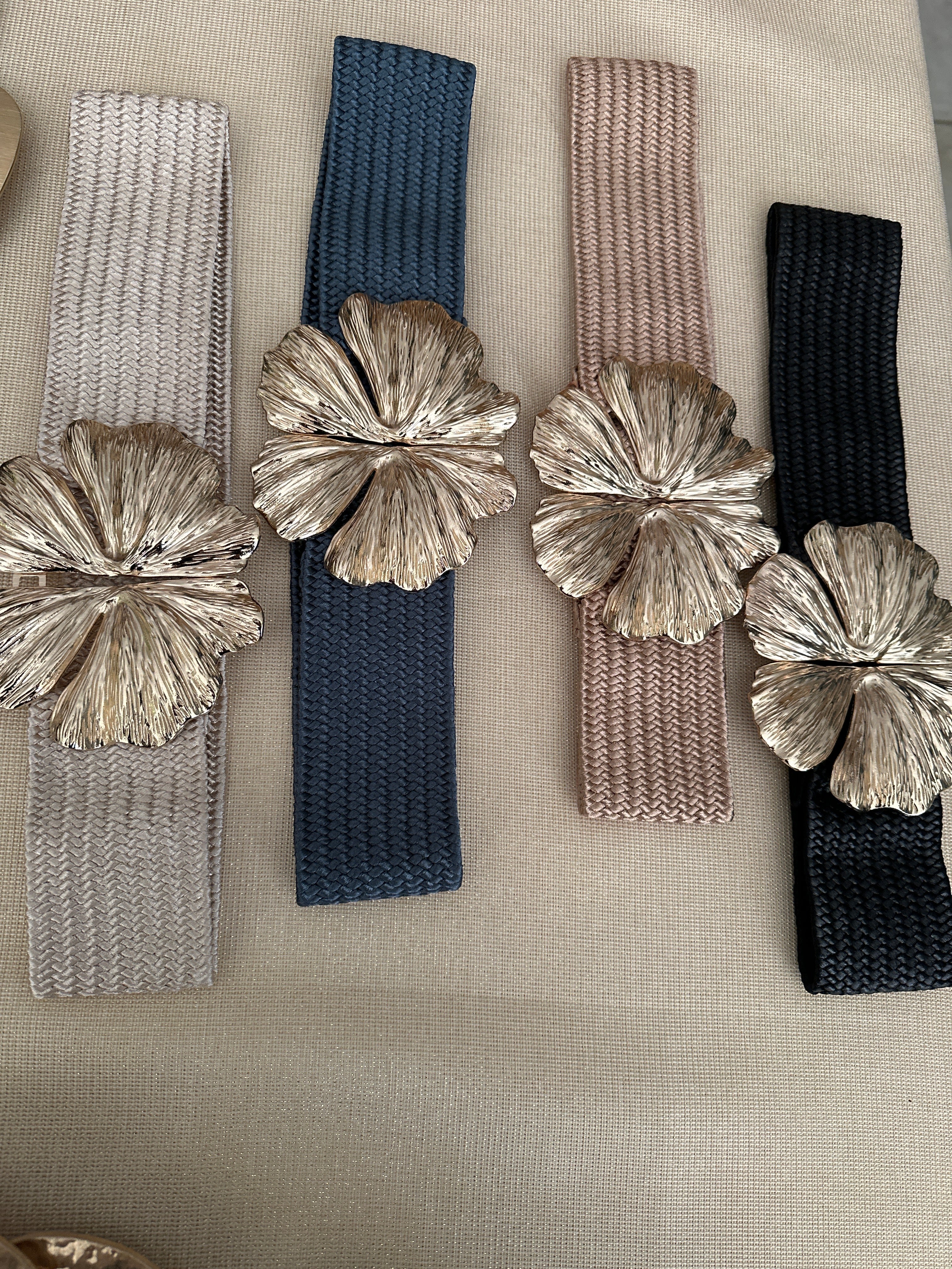 Elastic Flower  Belts
