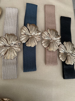 Elastic Flower  Belts
