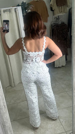 Off White Eyelet Set