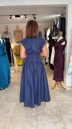Navy Midi Dress