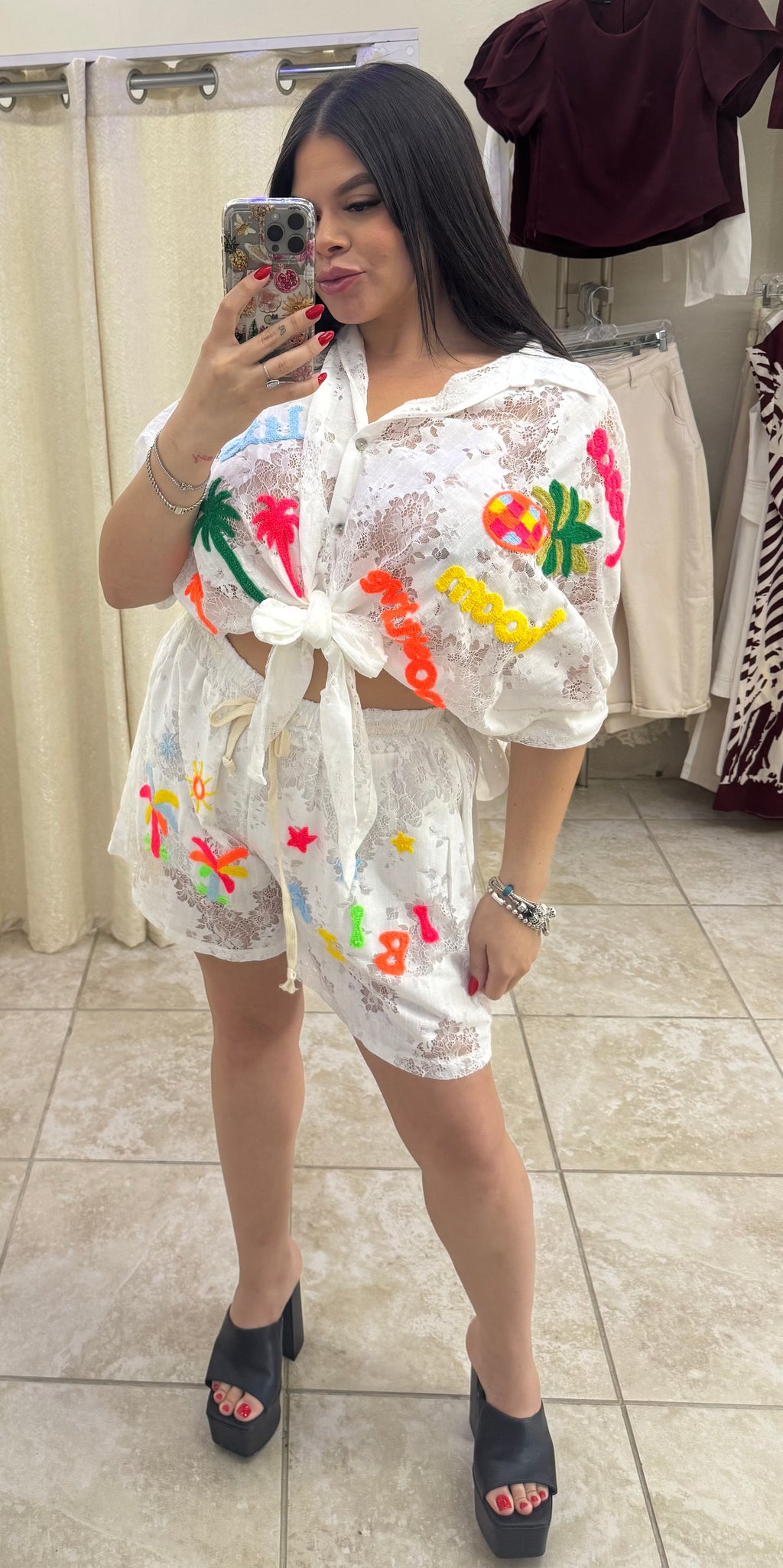 Embrodery Print Italian Set