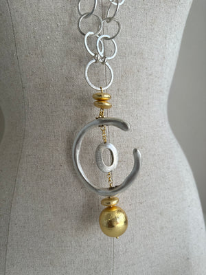 Silver & Gold Necklace