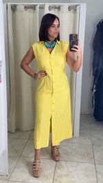 Yellow Midi Dress