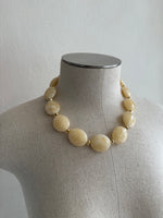 Cream Acrylic Necklace Set