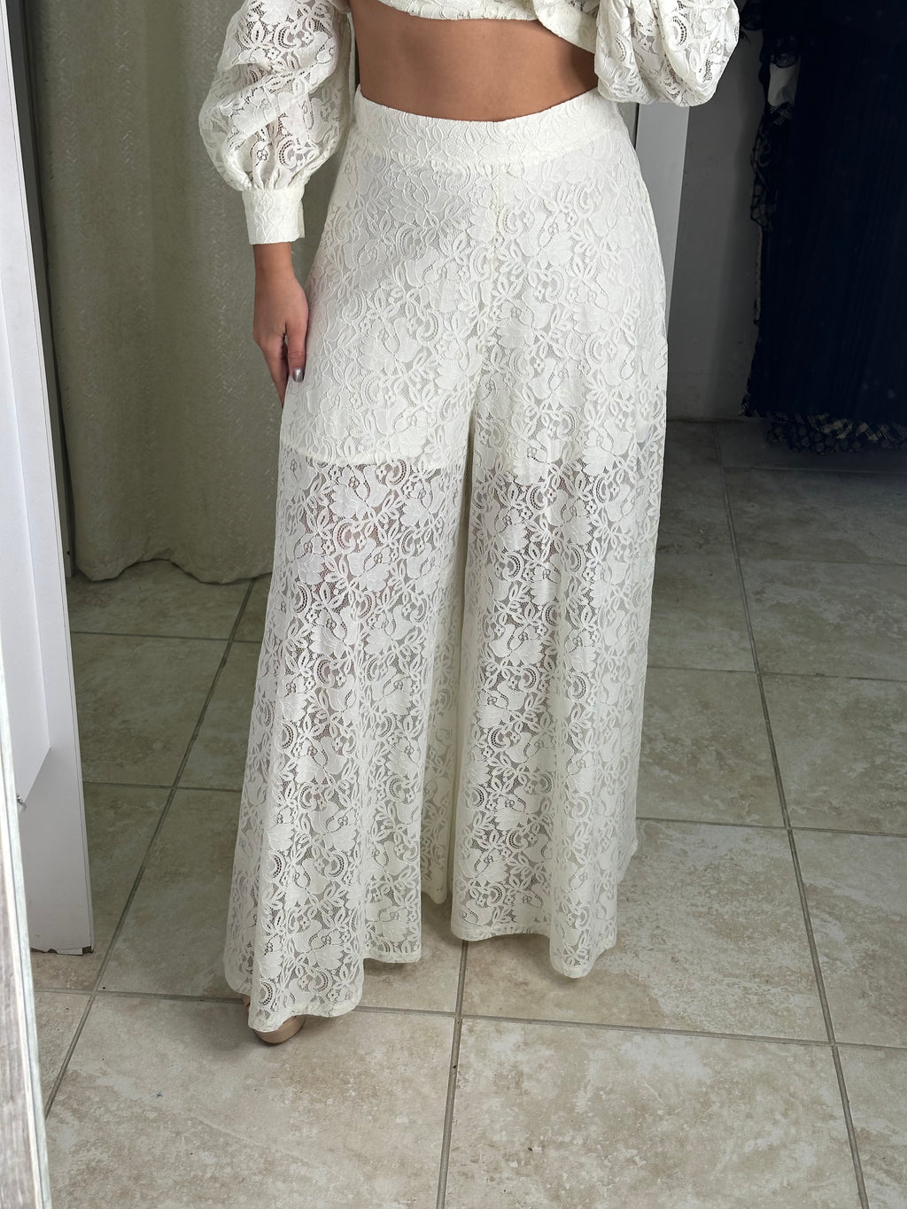 Lace Elegant Palazzo