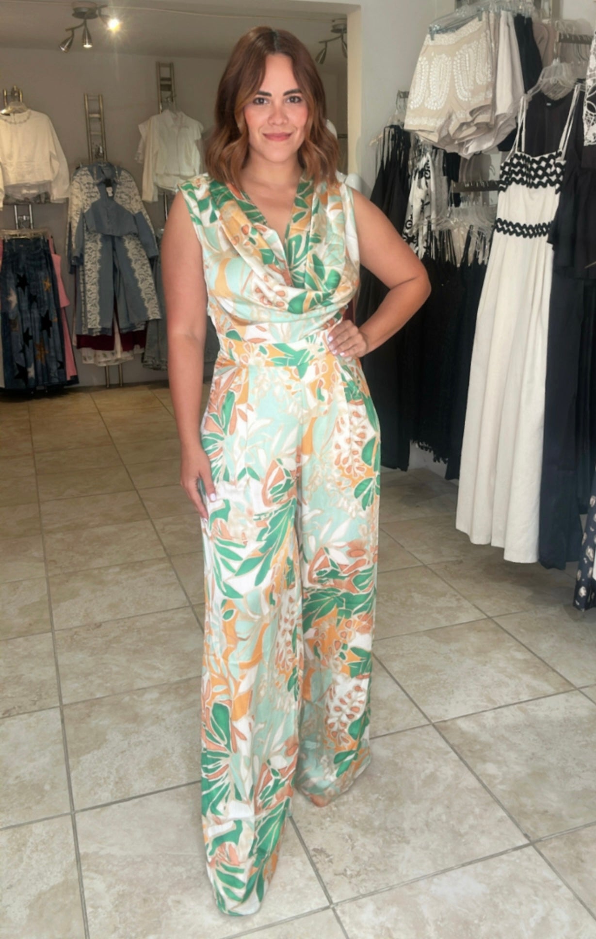 Green Citrus Jumpsuit