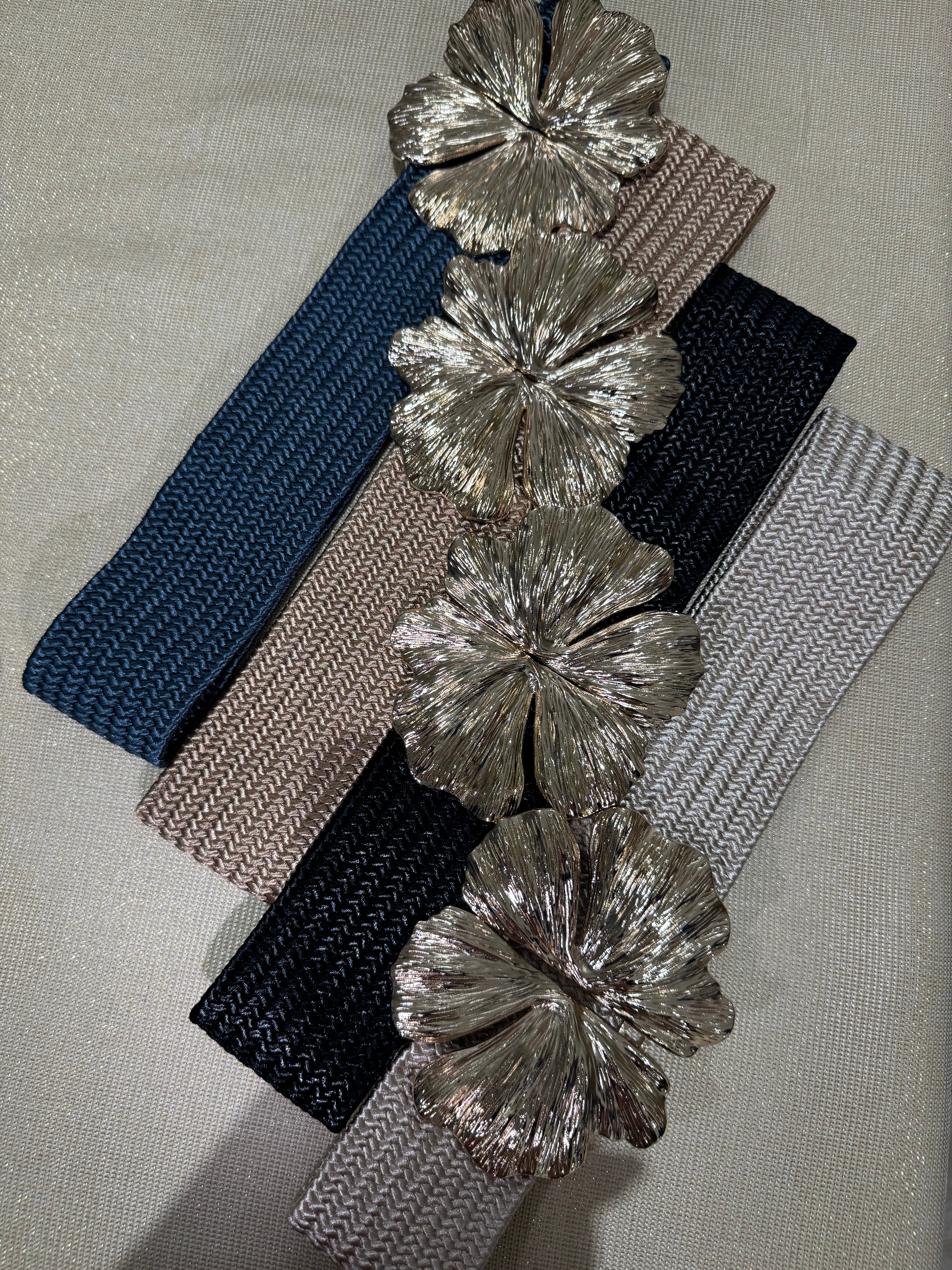 Elastic Flower  Belts