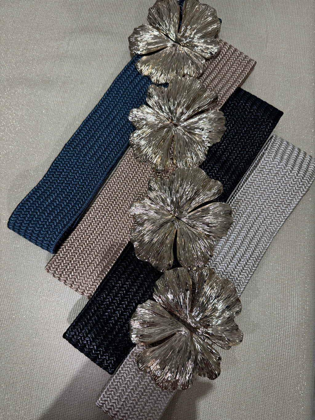 Elastic Flower  Belts