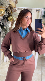 Loungewear Brown Pant Set