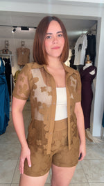 Button Down Top & Short Set