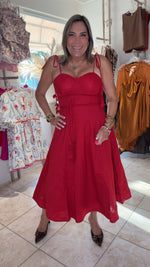 Bustier Shoulder Tie Dress