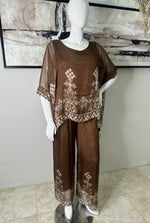 Nude Printed  Italian Set