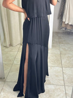 Strapless Satin Dress