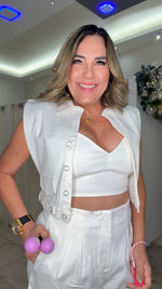 3 Piece Stretch Outfits Short Set