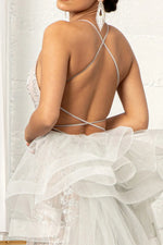 Silver/Nude Formal Dress