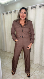 Coffee Satin Set