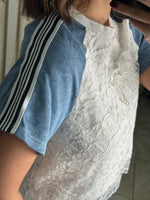 White & Denim T Shirt