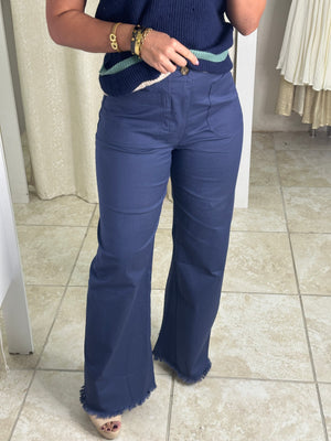 Cropped Pants Streth
