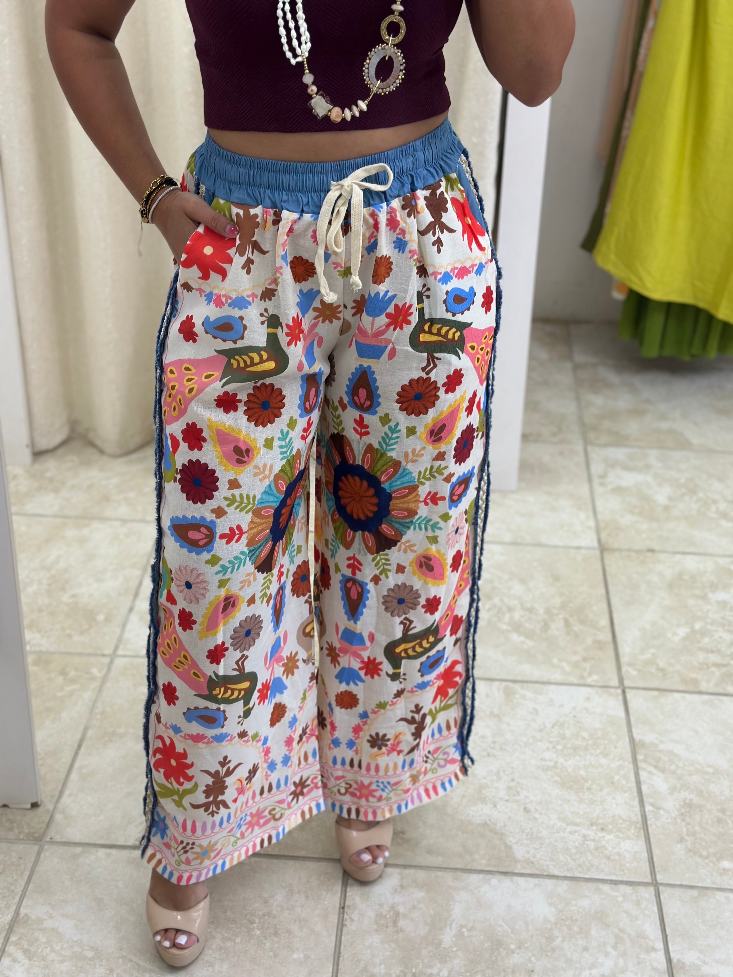 Colorful Italian Pant