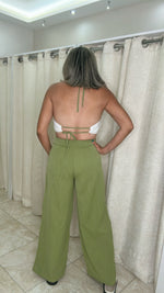 Bandeau Top Applique And Pants Set