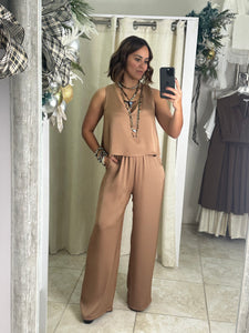 Café Silk Jumpsuit